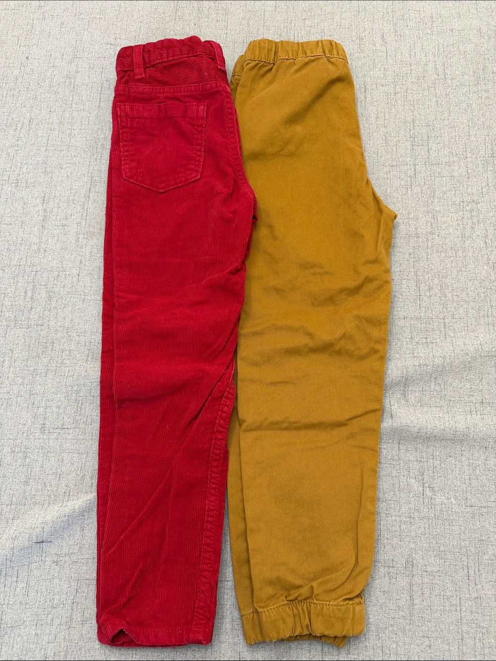 H&M Boys Pants - Red and Mustard Size 6